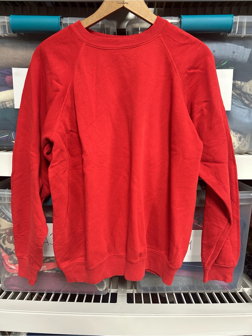 Men’s 90s Hanes Red Crewneck Sweatshirt